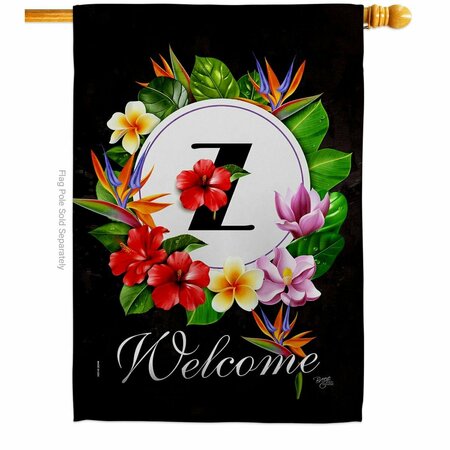 GARDENCONTROL Tropical Z Summertime 28 x 40 in. Double-Sided Vertical House Flags for Decoration Banner Garden GA4072376